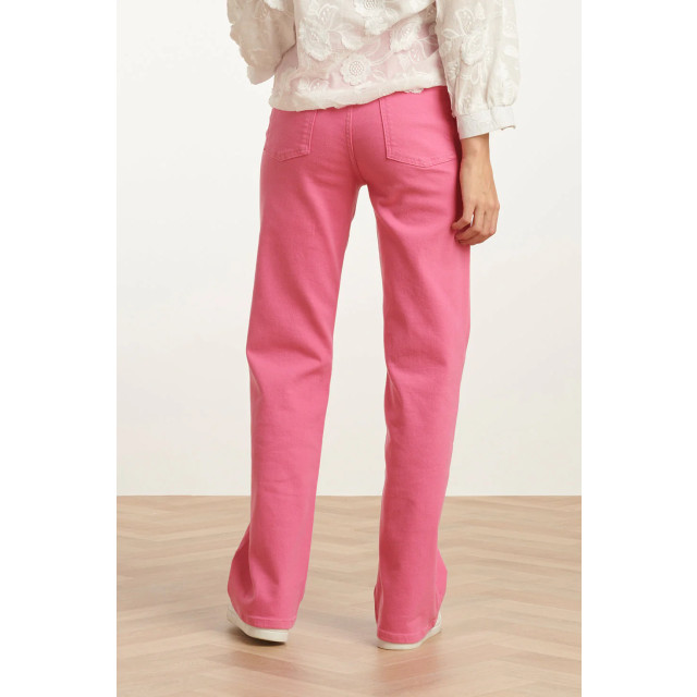 Smashed Lemon 25207 roze denim straight jeans 8720331340539 large