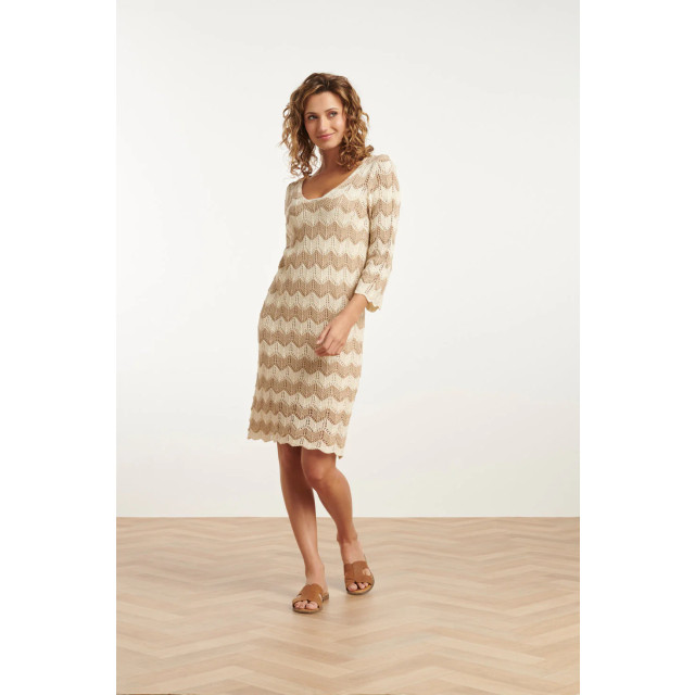 Smashed Lemon 25219 e zigzag crochet jurk | 25219-010-720 large Smashed Lemon 25219 e zigzag crochet jurk | 25219-010-720 large