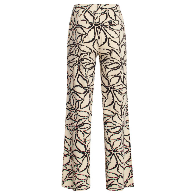 Smashed Lemon 25235 wide leg travel quality broek met e bloemenprint | 8720331344148 large