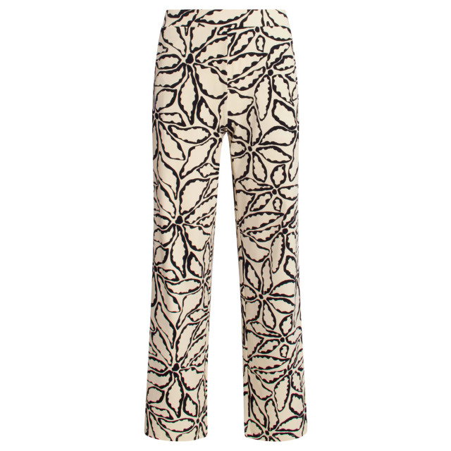 Smashed Lemon 25235 wide leg travel quality broek met e bloemenprint | 8720331344148 large