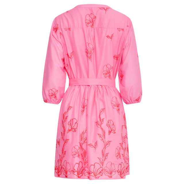 Smashed Lemon 25263 bloemen geborduurde korte jurk met v-hals | 25263-420-450 large Smashed Lemon 25263 bloemen geborduurde korte jurk met v-hals | 25263-420-450 large