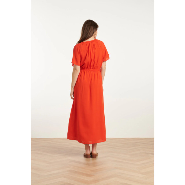 Smashed Lemon 25191 viscose midi jurk | 25191-450-3XL large Smashed Lemon 25191 viscose midi jurk | 25191-450-3XL large