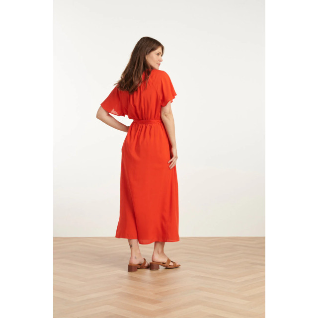 Smashed Lemon 25191 viscose midi jurk | 25191-450-3XL large Smashed Lemon 25191 viscose midi jurk | 25191-450-3XL large