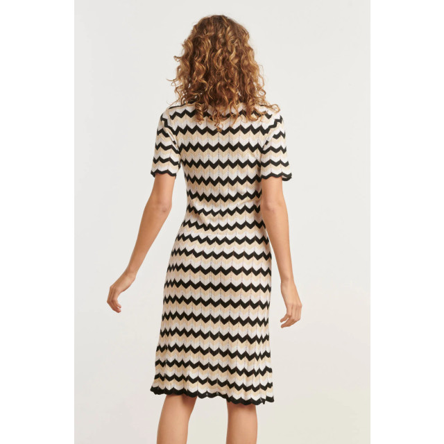 Smashed Lemon 25267 zigzag gebreide jurk, | 25267-720-999 large Smashed Lemon 25267 zigzag gebreide jurk, | 25267-720-999 large