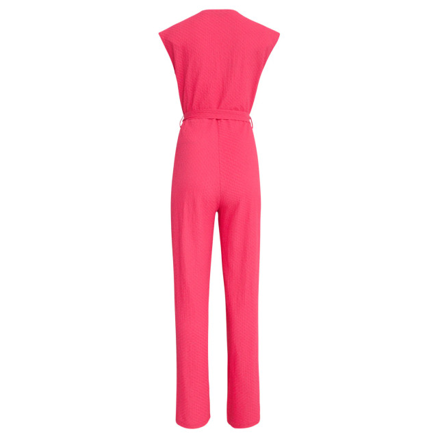 Smashed Lemon 25116 roze stretchy crinkle jumpsuit 25116-420-3XL large