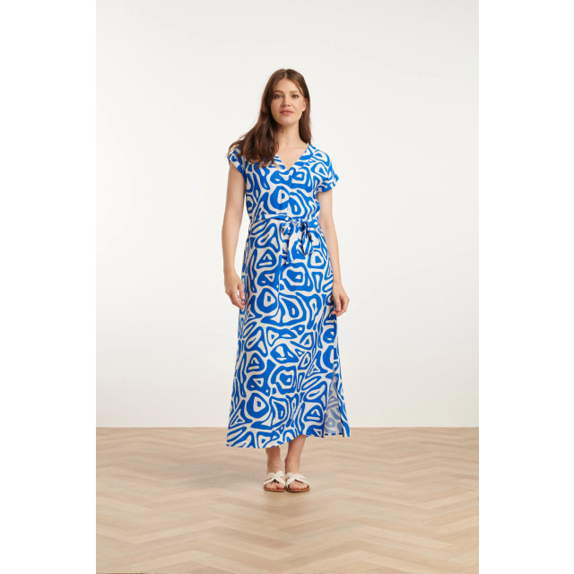 Smashed Lemon 25003 midi jurk met te abstracte print | 25003-650-000 large Smashed Lemon 25003 midi jurk met te abstracte print | 25003-650-000 large