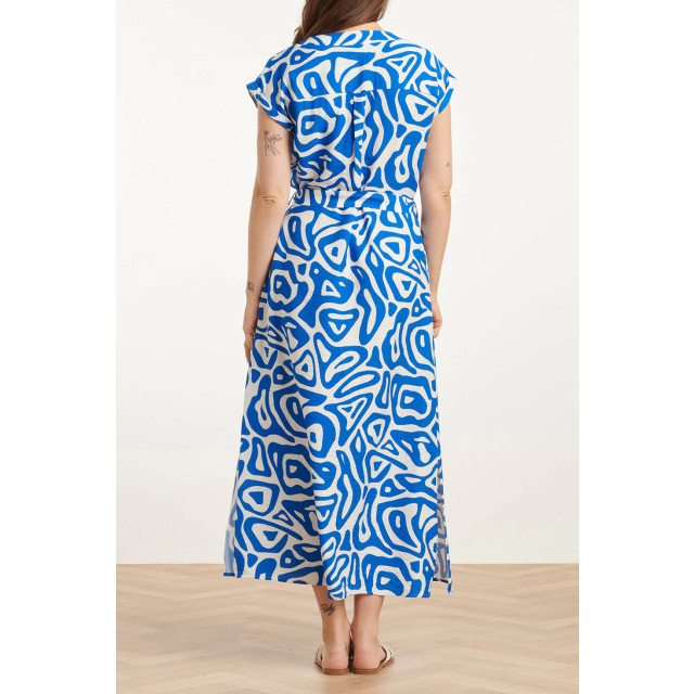 Smashed Lemon 25003 midi jurk met te abstracte print | 25003-650-000 large Smashed Lemon 25003 midi jurk met te abstracte print | 25003-650-000 large
