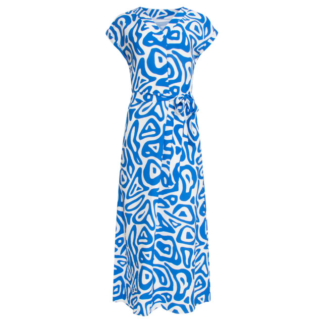 Smashed Lemon 25003 midi jurk met te abstracte print | 25003-650-000 large Smashed Lemon 25003 midi jurk met te abstracte print | 25003-650-000 large
