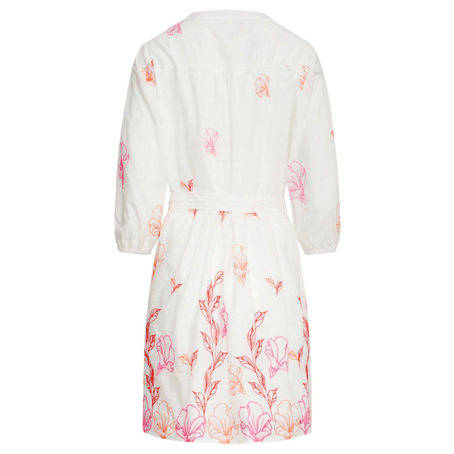 Smashed Lemon 25263 te bloemen geborduurde korte jurk met v-hals | 25263-000-998 large Smashed Lemon 25263 te bloemen geborduurde korte jurk met v-hals | 25263-000-998 large