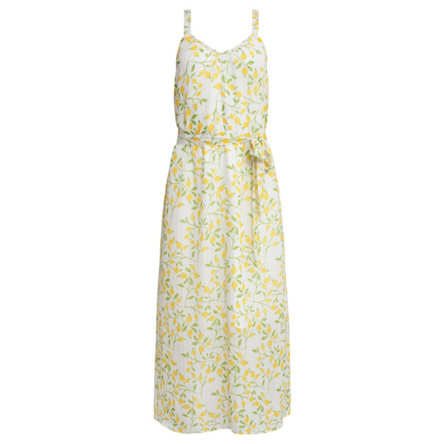 Smashed Lemon 25011 midi strappy jurk met citroenprint | 25011-000-998 large Smashed Lemon 25011 midi strappy jurk met citroenprint | 25011-000-998 large