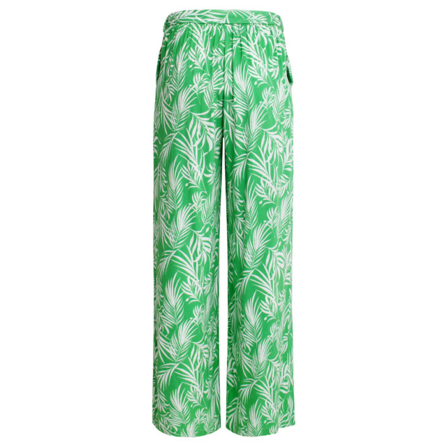 Smashed Lemon 25047 stretchy flowy broek met bladprint | 25047-530-000 large