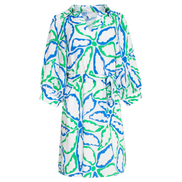 Smashed Lemon 25052 korte jurk met kraaggrafisch bloemenprintcobalt | 25052-650-530 large Smashed Lemon 25052 korte jurk met kraaggrafisch bloemenprintcobalt | 25052-650-530 large