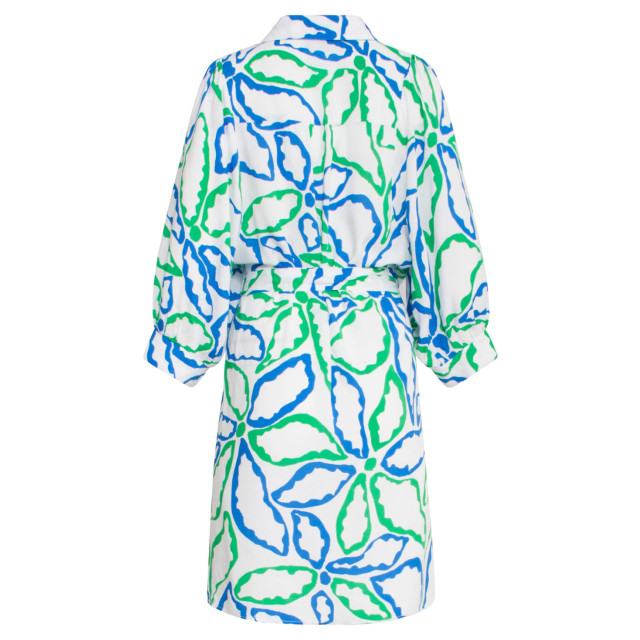 Smashed Lemon 25052 korte jurk met kraaggrafisch bloemenprintcobalt | 25052-650-530 large Smashed Lemon 25052 korte jurk met kraaggrafisch bloemenprintcobalt | 25052-650-530 large