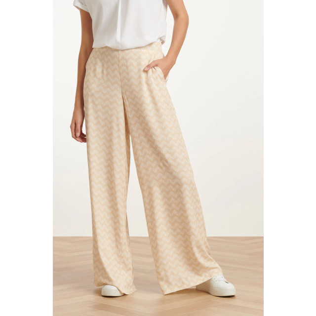 Smashed Lemon 25064 wijde broek met schelp zigzagprint | 8720331322924 large