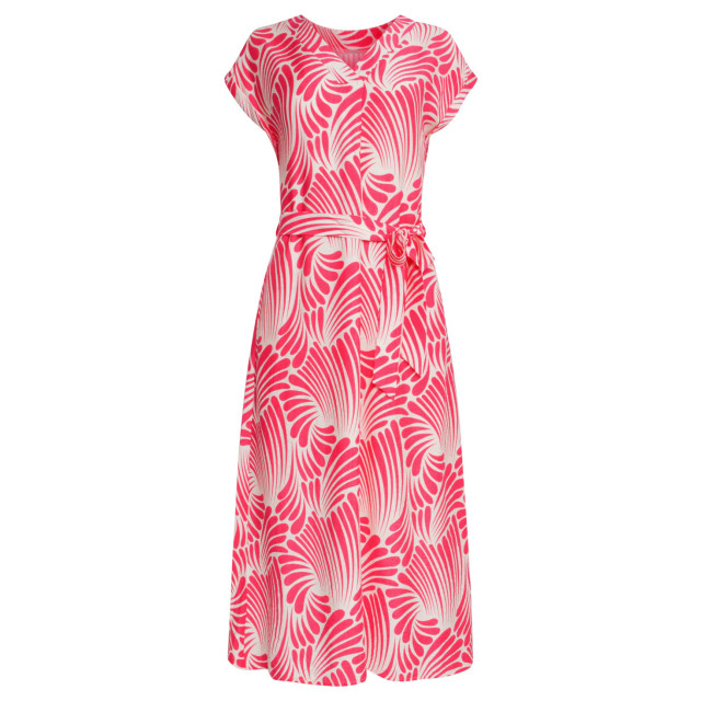 Smashed Lemon 25072 midi jurk met grafische print | 25072-420-000 large Smashed Lemon 25072 midi jurk met grafische print | 25072-420-000 large