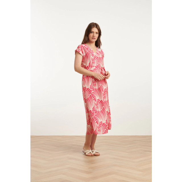 Smashed Lemon 25072 midi jurk met grafische print | 25072-420-000 large Smashed Lemon 25072 midi jurk met grafische print | 25072-420-000 large