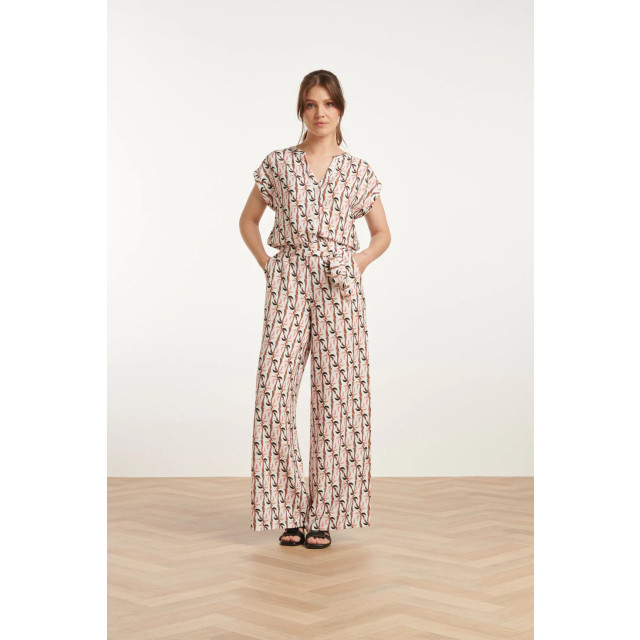 Smashed Lemon 25059 marocain broek met palmprint | 8720331322535 large