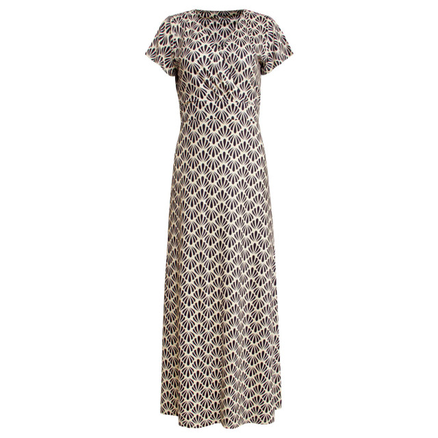 Smashed Lemon 25063 e schelpenprint maxi-jurk | 25063-010-999 large Smashed Lemon 25063 e schelpenprint maxi-jurk | 25063-010-999 large