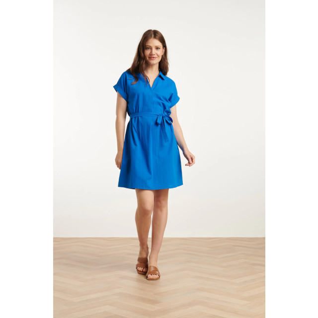 Smashed Lemon 25176 linnen jurk met kraag | 25176-650-3XL large Smashed Lemon 25176 linnen jurk met kraag | 25176-650-3XL large