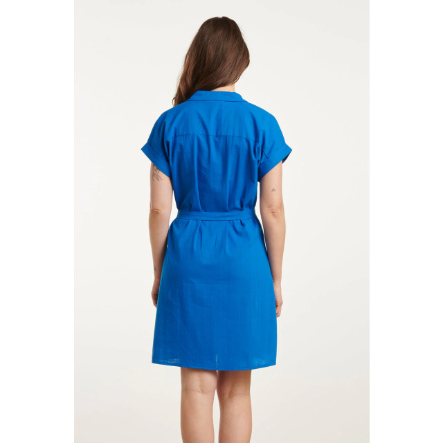 Smashed Lemon 25176 linnen jurk met kraag | 25176-650-3XL large Smashed Lemon 25176 linnen jurk met kraag | 25176-650-3XL large