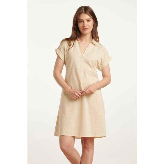 Smashed Lemon 25176 linnen jurk met kraag | 25176-720-4XL large Smashed Lemon 25176 linnen jurk met kraag | 25176-720-4XL large