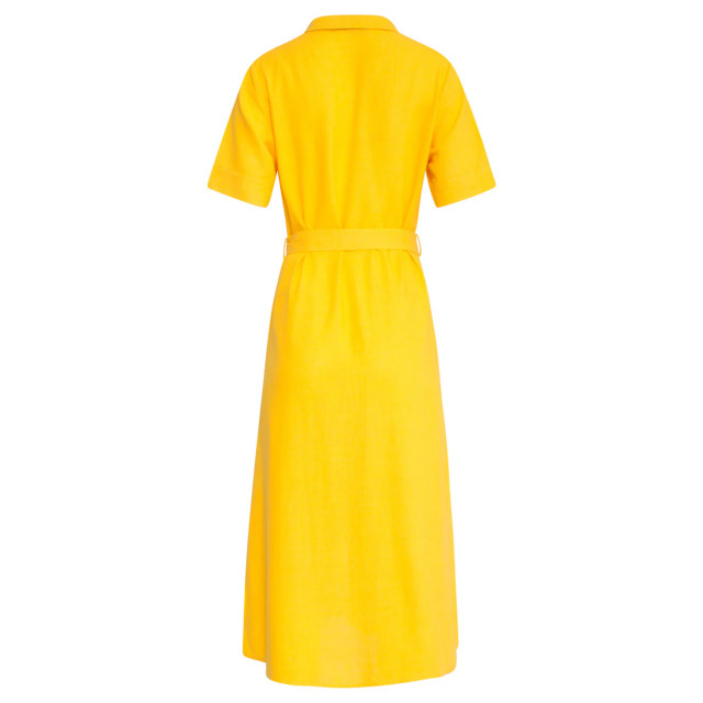 Smashed Lemon 25150 linnen midi shirtjurk | 8720331333586 large