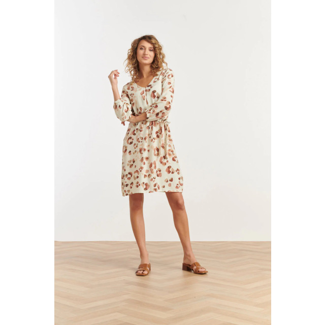 Smashed Lemon 25163 korte jurk met dierenprint-tinten | 25163-720-998 large Smashed Lemon 25163 korte jurk met dierenprint-tinten | 25163-720-998 large