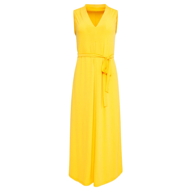 Smashed Lemon 25173 stretch midi jurk met v-hals | 25173-150-3XL large Smashed Lemon 25173 stretch midi jurk met v-hals | 25173-150-3XL large