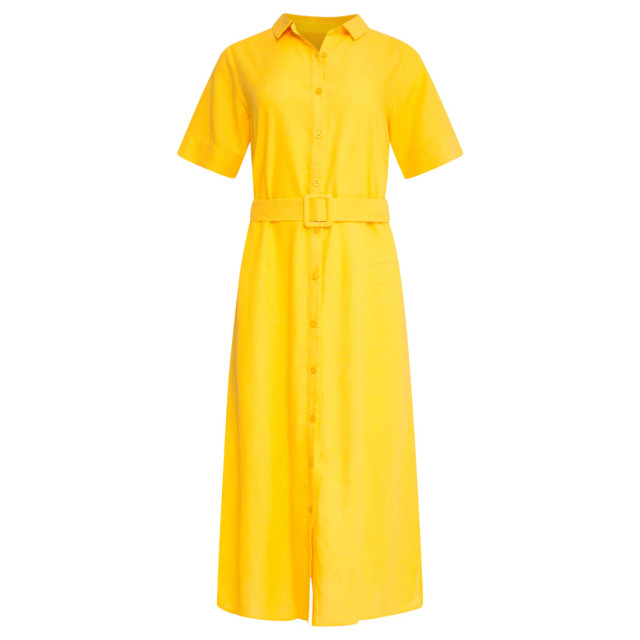 Smashed Lemon 25150 linnen midi shirtjurk | 8720331333586 large
