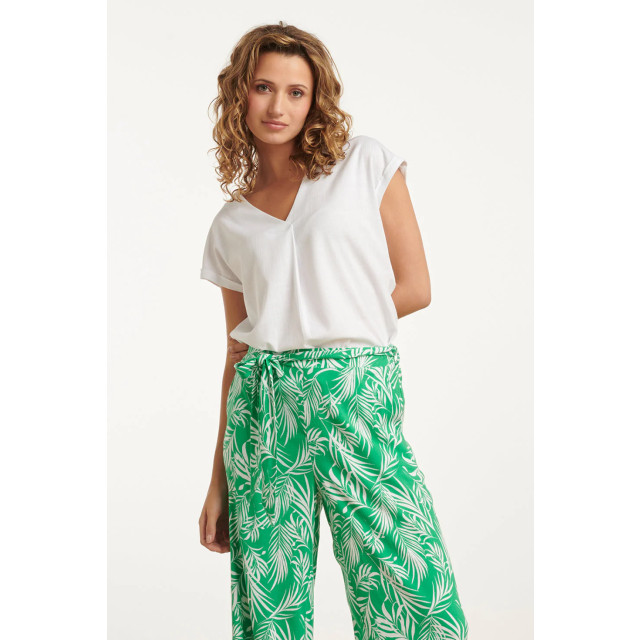 Smashed Lemon 25148 te linnen top met v-hals | 8720331332848 large