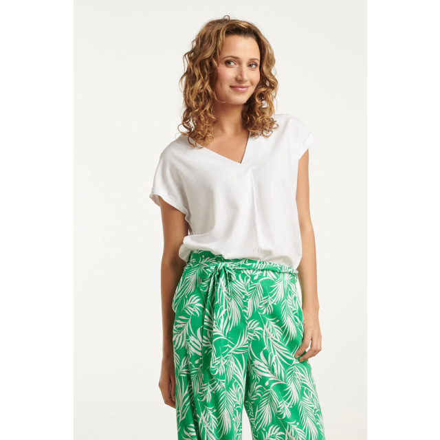 Smashed Lemon 25148 te linnen top met v-hals | 8720331332848 large