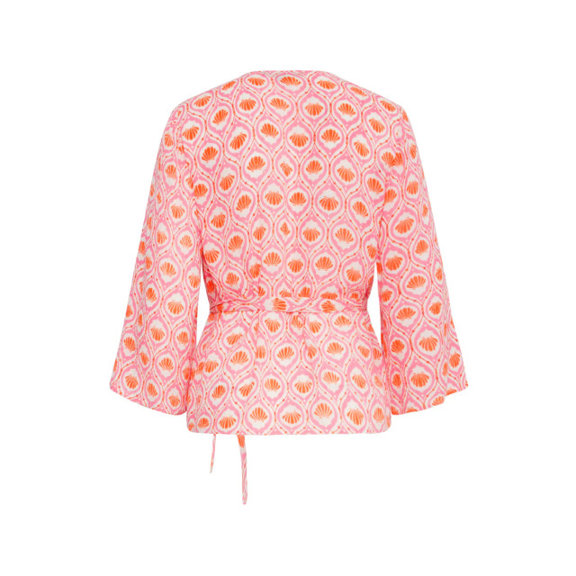 Smashed Lemon 25184 wrap top met schelpenprintperzik | 8720331337829 large