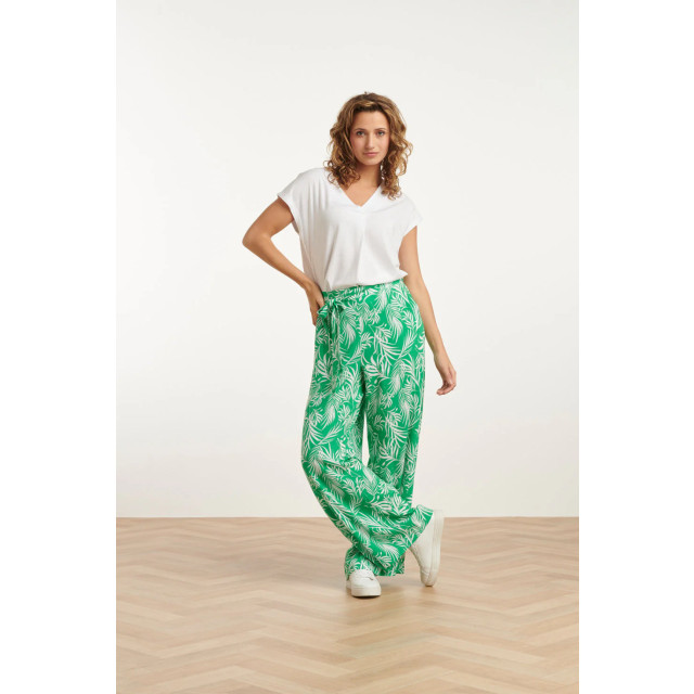 Smashed Lemon 25148 te linnen top met v-hals | 8720331332848 large