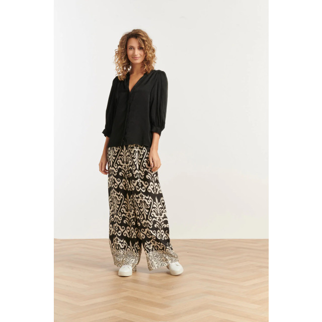 Smashed Lemon 25142 e rayon satijnen blouse | 8720331331933 large