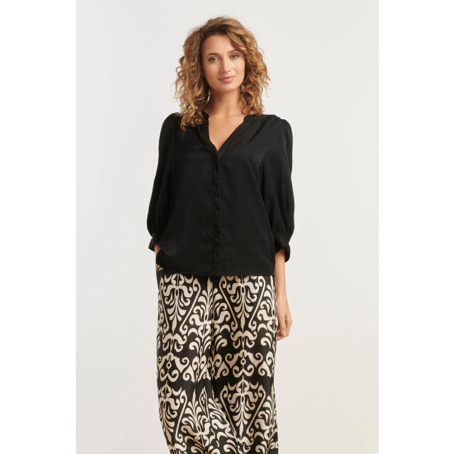 Smashed Lemon 25142 e rayon satijnen blouse | 8720331331933 large