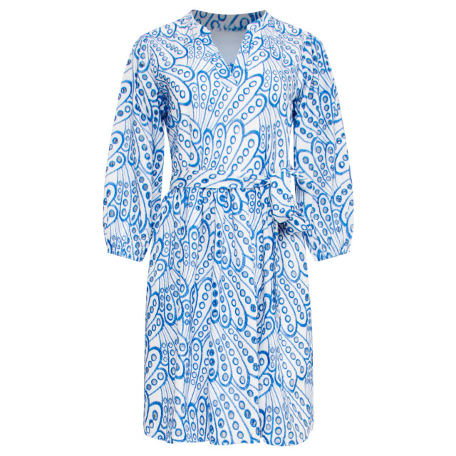 Smashed Lemon 25135 cobalt brie anglaise jurk | 25135-650-000 large Smashed Lemon 25135 cobalt brie anglaise jurk | 25135-650-000 large