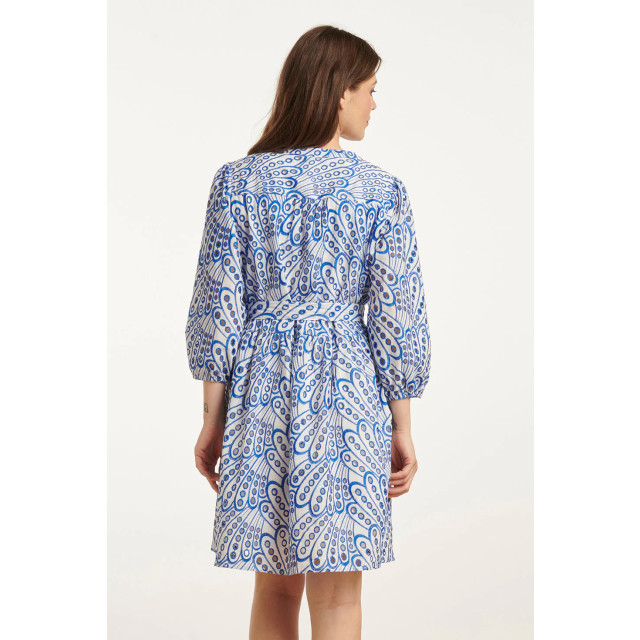 Smashed Lemon 25135 cobalt brie anglaise jurk | 25135-650-000 large Smashed Lemon 25135 cobalt brie anglaise jurk | 25135-650-000 large
