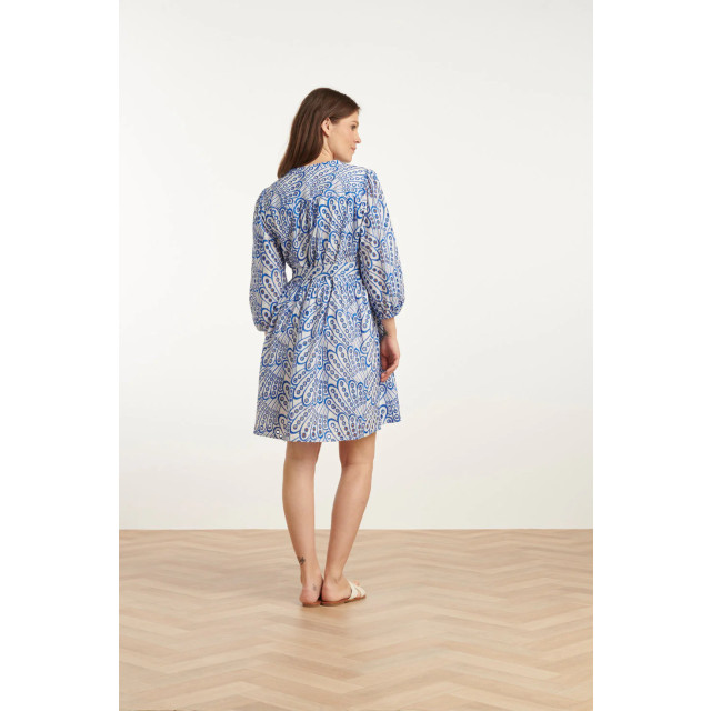 Smashed Lemon 25135 cobalt brie anglaise jurk | 25135-650-000 large Smashed Lemon 25135 cobalt brie anglaise jurk | 25135-650-000 large