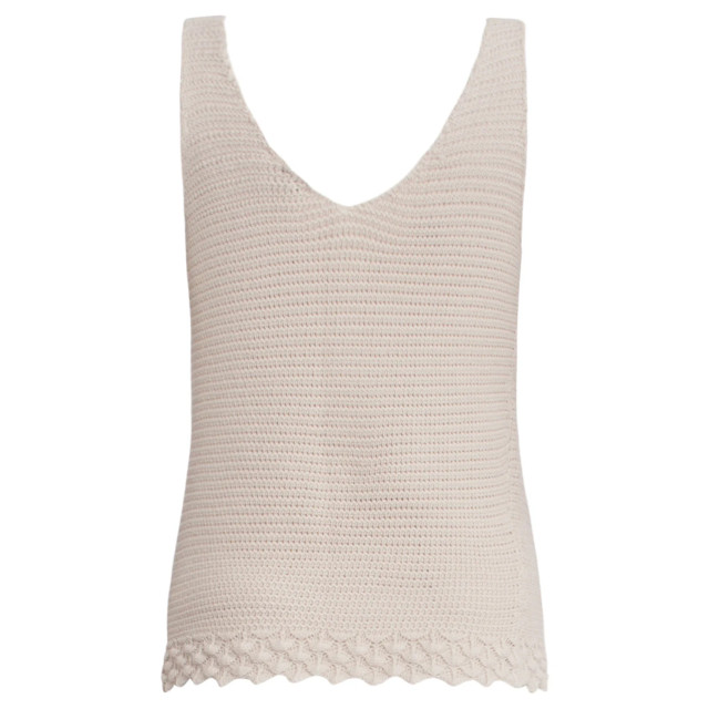 Smashed Lemon 25107 e gebreide strappy top met scallop rand | 8720331327653 large