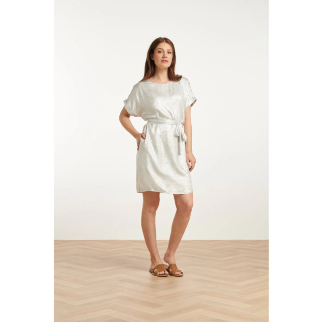 Smashed Lemon 25111 metallic zomerjurk | 25111-020-3XL large