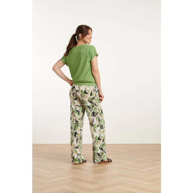 Smashed Lemon 25120 top licht stretchy crinkle v-hals | 8720331329381 large