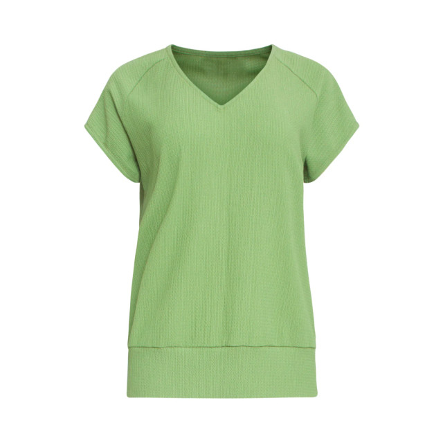 Smashed Lemon 25120 top licht stretchy crinkle v-hals | 8720331329381 large