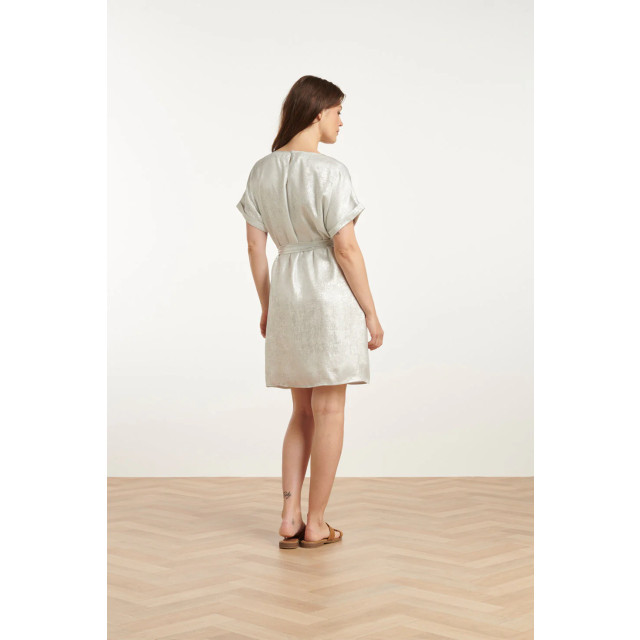 Smashed Lemon 25111 metallic zomerjurk | 25111-020-3XL large