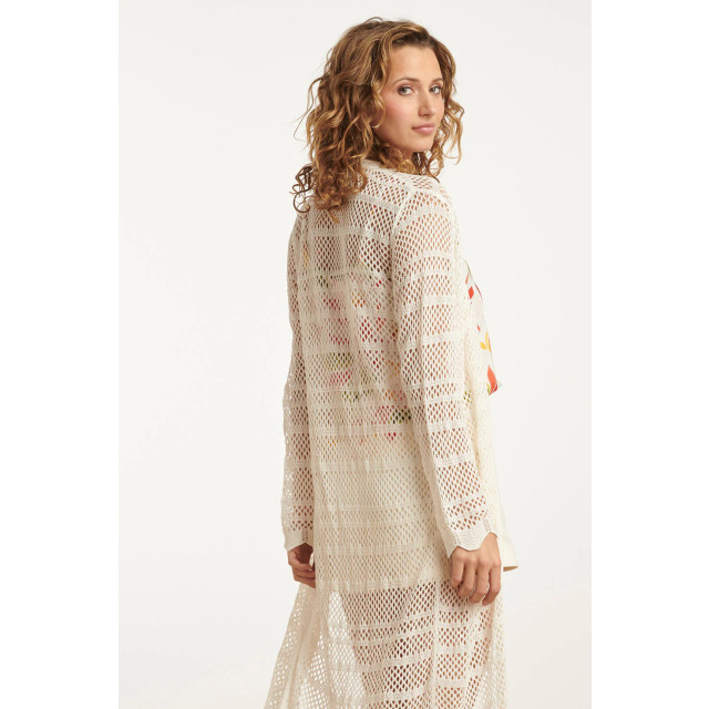 Smashed Lemon 25094 maxi cardigan | 25094-010-4XL large