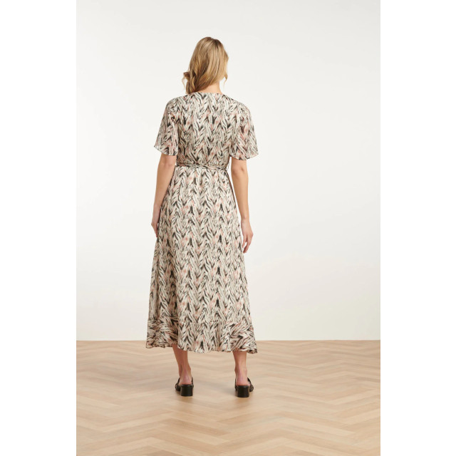 Smashed Lemon 25078 chiffon overlap maxi jurk met , graphic print | 25078-010-998 large Smashed Lemon 25078 chiffon overlap maxi jurk met , graphic print | 25078-010-998 large