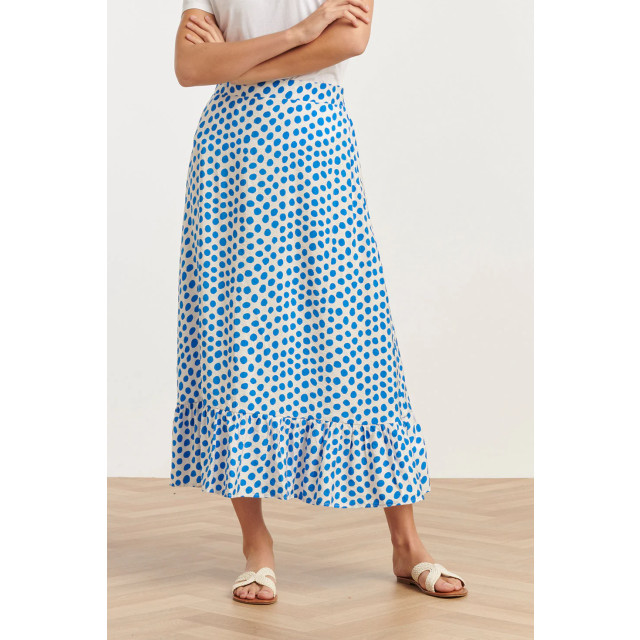 Smashed Lemon 25085 zomer maxi rok met polkadots | 25085-000-650 large