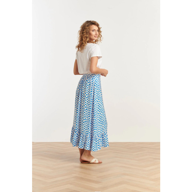 Smashed Lemon 25085 zomer maxi rok met polkadots | 25085-000-650 large