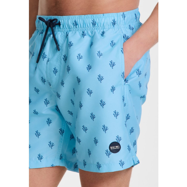 Shiwi 1525107456 6713 blue sky sketched coral  swim short - 6713 Coral/1525107456 Sketched large