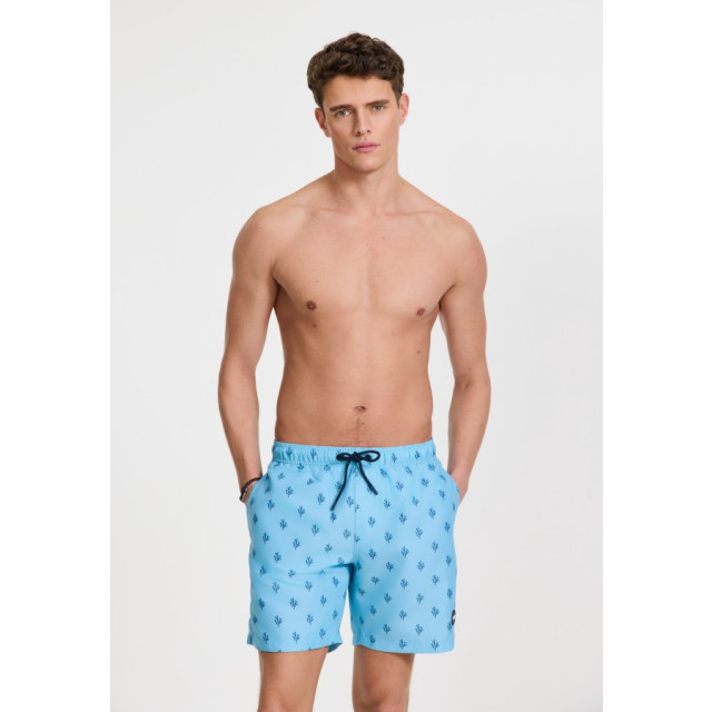 Shiwi 1525107456 6713 blue sky sketched coral  swim short - 6713 Coral/1525107456 Sketched large