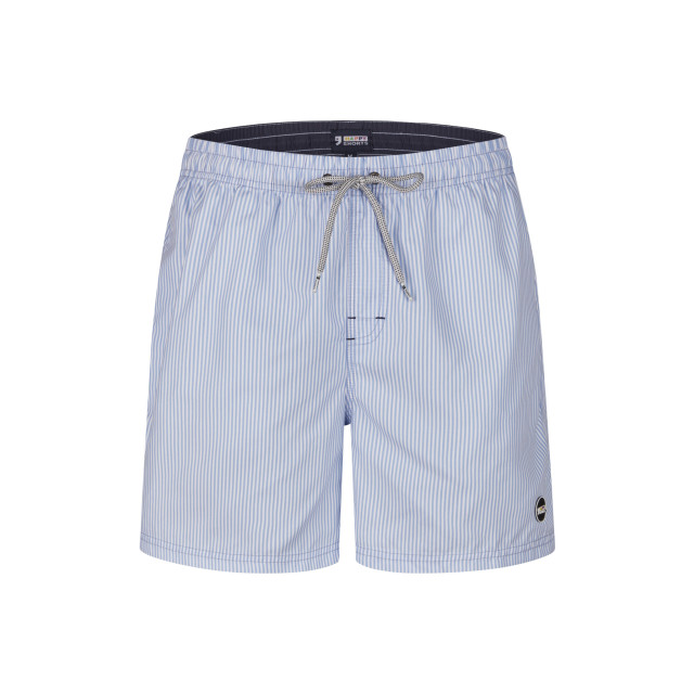 Happy Shorts Heren zwemshort lichtblauw/wit gestreept HS-SW-1148 large